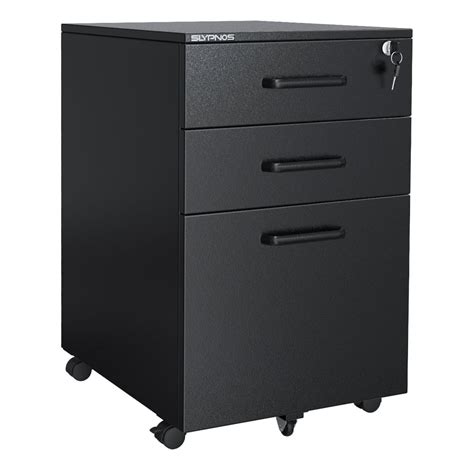 rolling file box with combo locks black with metal edges|Rolling File Cabinet With Lock .